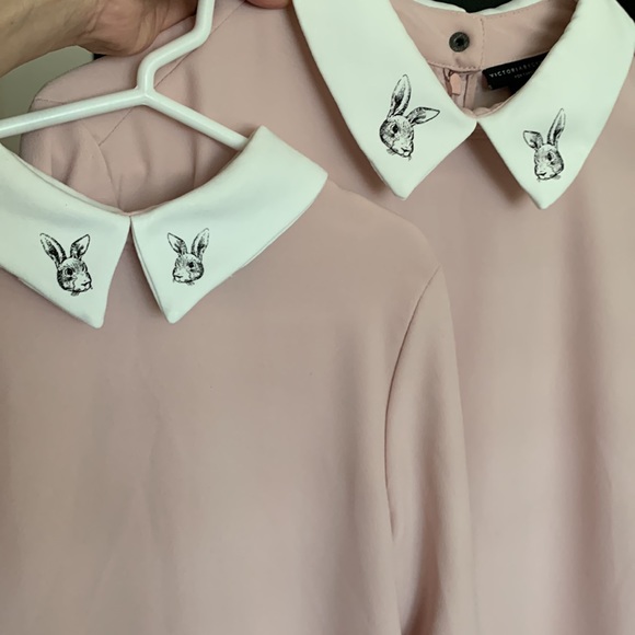 “2” VICTORIA BECKHAM Clever Bunny Rabbit Collar Dresses.- Easter Bundle - Picture 3 of 16